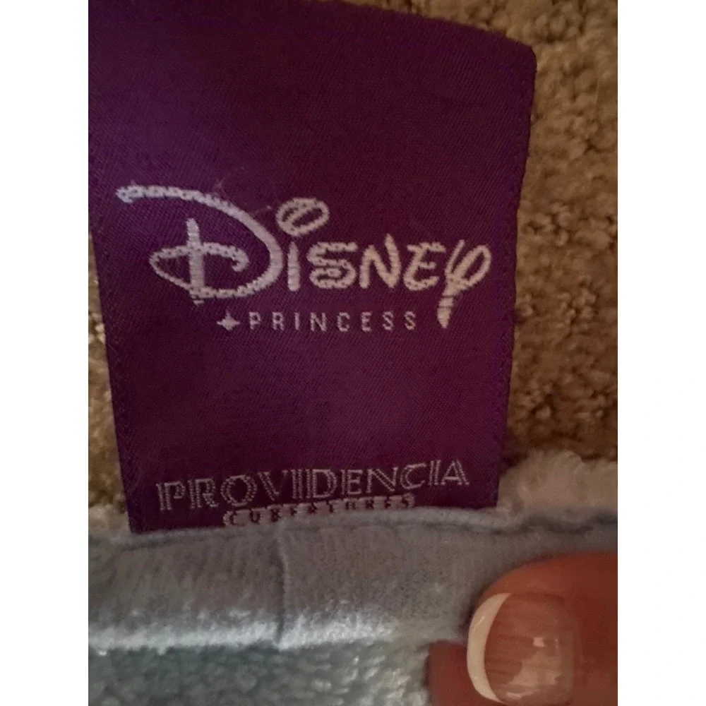 Disney Princess Plush Oversize Throw Blanket Belle Cinderella Aurora 59x78 Blue